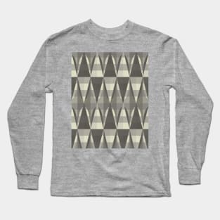 Geometrical Grays. Long Sleeve T-Shirt